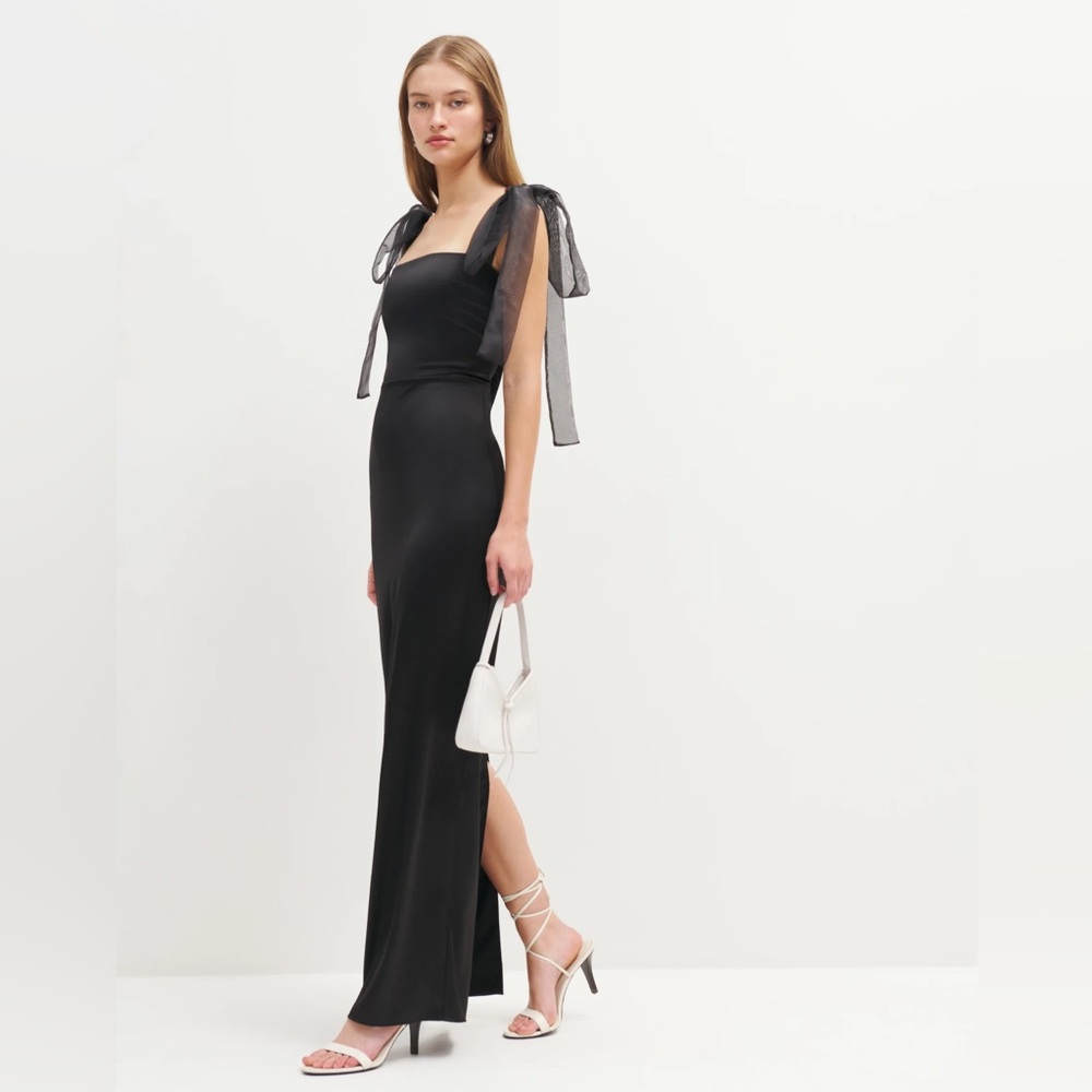 - Reformation Kacia Satin Dress NEW